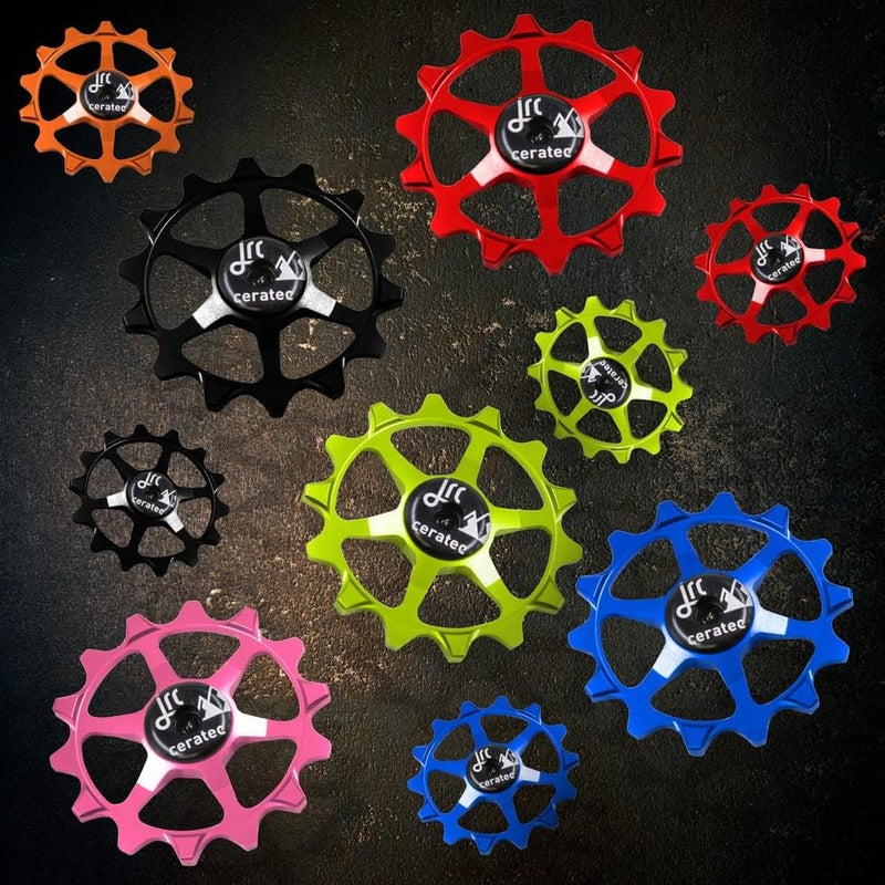 JRC Components Ceramic 14/12T Pulley Wheels for SRAM Eagle by - Image 5